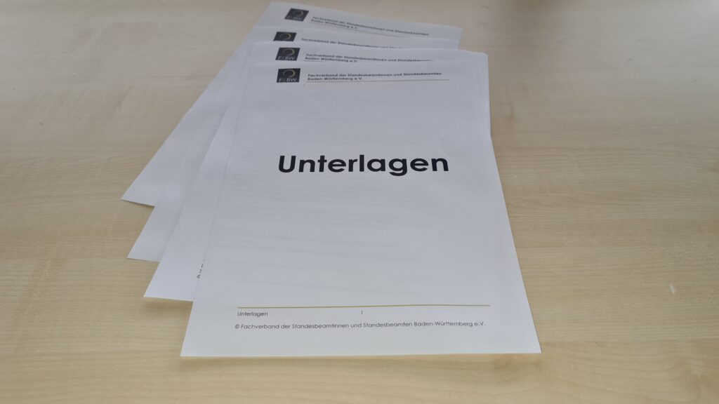 Unterlagen